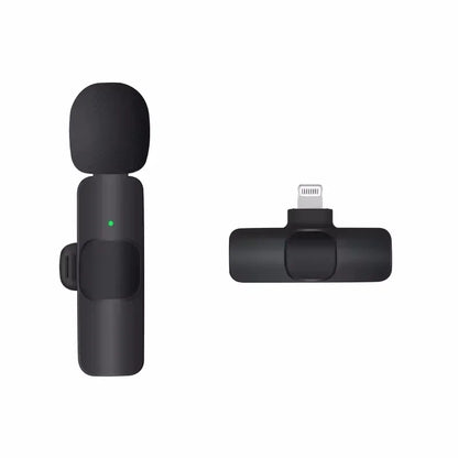 2.4G Wireless Lavalier Microphone – Portable Mini Mic for iPhone, Android, Live Streaming & Gaming