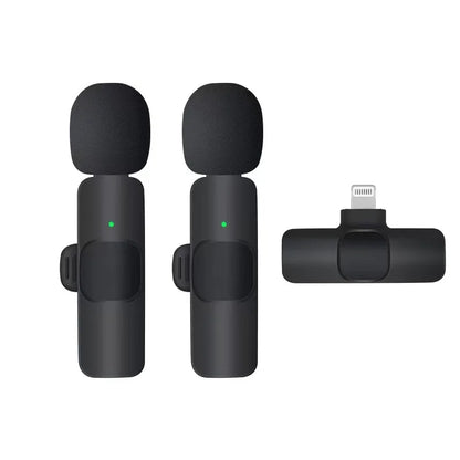 2.4G Wireless Lavalier Microphone – Portable Mini Mic for iPhone, Android, Live Streaming & Gaming