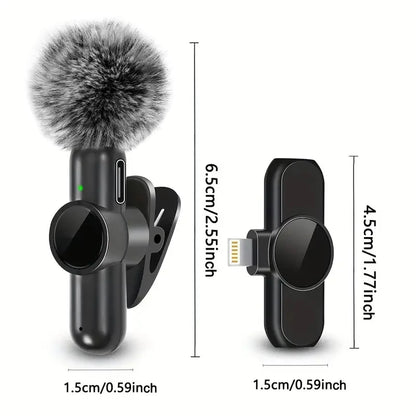 New Wireless Lavalier Microphone – Portable Audio & Video Recording Mic for iPhone, Android, Camera & Live Streaming