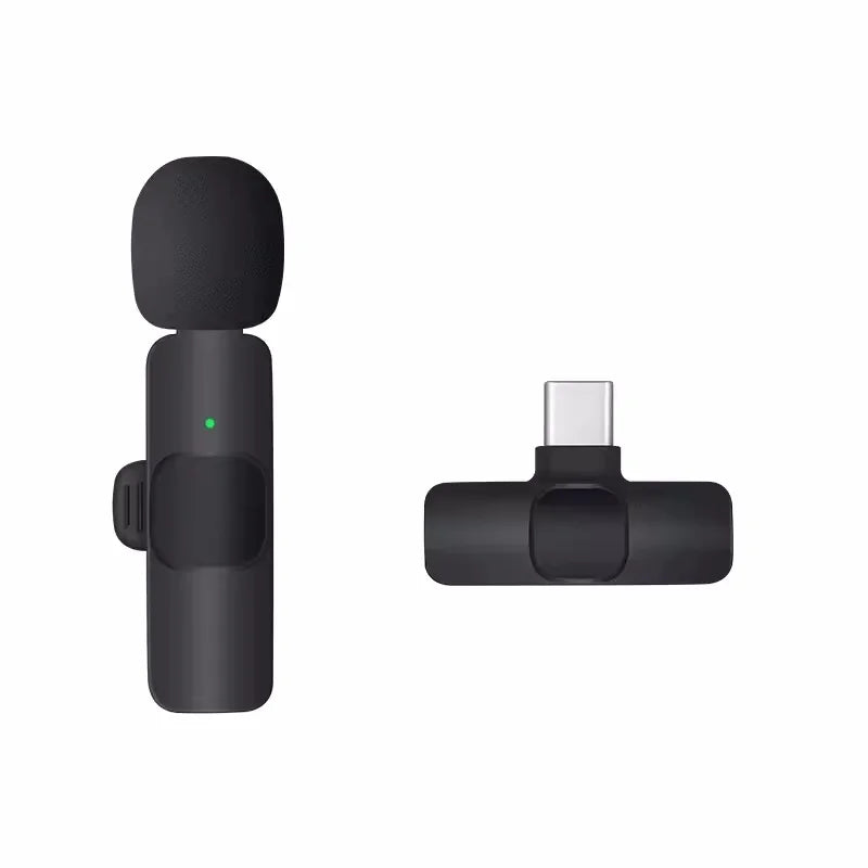 2.4G Wireless Lavalier Microphone – Portable Mini Mic for iPhone, Android, Live Streaming & Gaming
