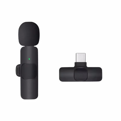2.4G Wireless Lavalier Microphone – Portable Mini Mic for iPhone, Android, Live Streaming & Gaming